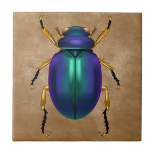 Egyptische zand Scarab Beetle Tegeltje