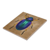 Egyptische zand Scarab Beetle Tegeltje (Zijkant)