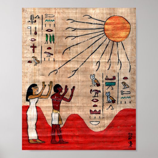 Egyptische zegen: God staat tussen jou en Harm Poster (Voorkant)