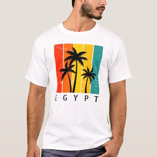 Egyptische Zonnetijd T-Shirt (Voorkant)