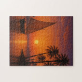 Egyptische Zonsondergang Puzzel – Nile River Uitzi (Horizontaal)