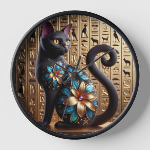 Egyptische zwarte kat