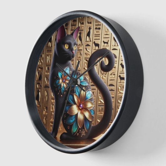 Egyptische zwarte kat (Hoek)