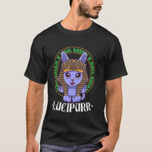 Egyptologie Hiërogliefen Lucipurr Egyptische Mytho T-shirt