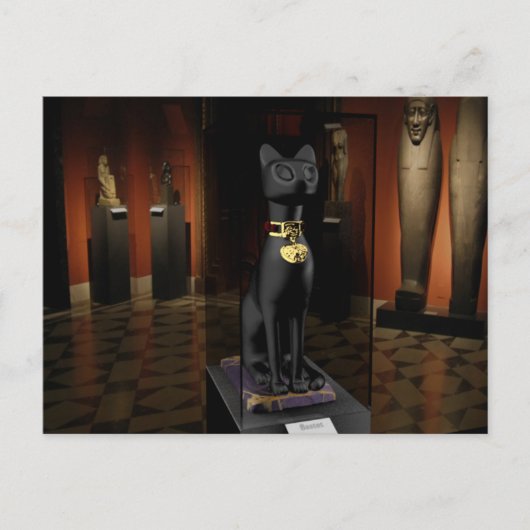 Egytian Exhibition, Bastet Briefkaart (Voorkant)