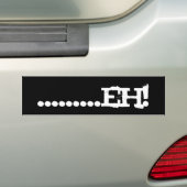 eh bumpersticker (Op auto)