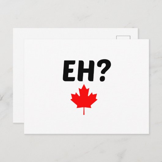 EH CANADA MAPPLE LEAF BRIEFKAART (Voorkant / Achterkant)