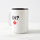 EH CANADA MAPPLE LEAF TWEEKLEURIGE KOFFIEMOK (Voorkant links)