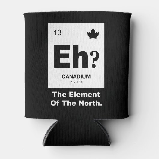 Eh? Canadees element van Canada Blikjeskoeler (Voorkant)