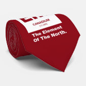 Eh? Canadees element van Canada Stropdas (Opgerold)