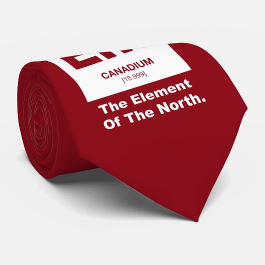 Eh? Canadees element van Canada Stropdas (Opgerold)