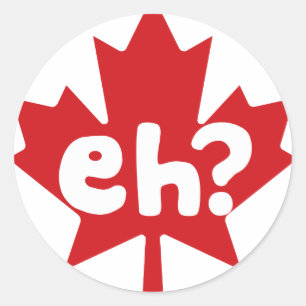 Eh Canadian Pride Ronde Sticker