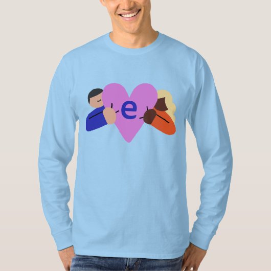 EH Compassion Logo T-shirt met lange mouwen Lichtb (Voorkant)