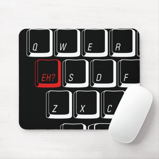 Eh Key - zwart Muismat (Met muis)