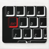 Eh Key - zwart Muismat (Voorkant)