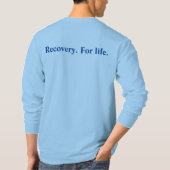 EH lange mouw lichtblauw T-shirt (Achterkant)