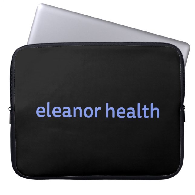 EH laptophoes zwart Laptop Sleeve (Voorkant)