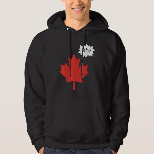 Eh Mable Leaf Canadees Land Canada Hoodie (Voorkant)