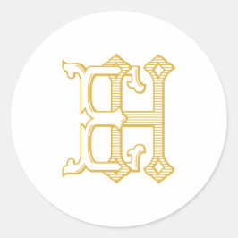 EH Monogram of HE Monogram Sticker