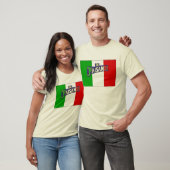 Eh Paisano w/Italiaanse vlag T-shirt (Unisex)
