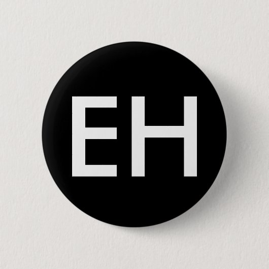 EH Patch Ronde Button 5,7 Cm (Voorkant)