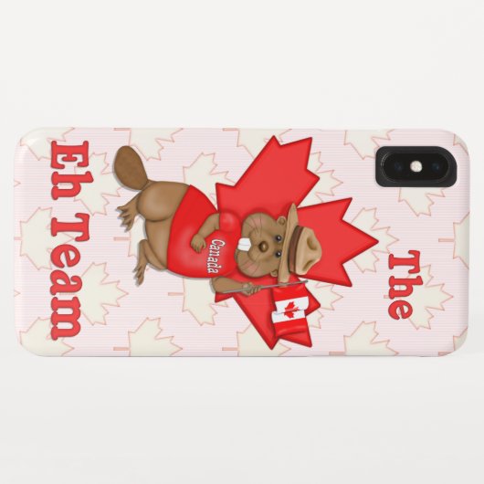 Eh Team Beaver Case-Mate iPhone Case (Achterkant (horizontaal))