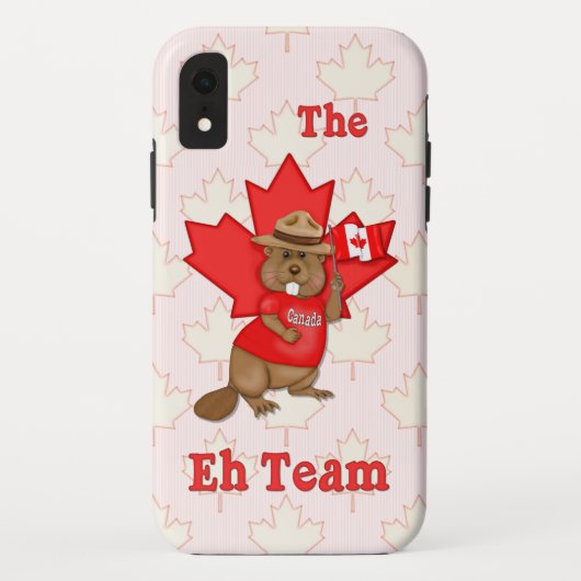 Eh Team Beaver Case-Mate iPhone Case (Achterkant)