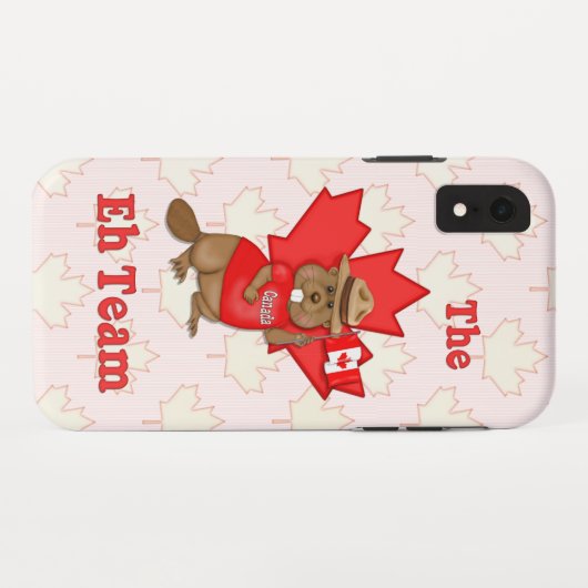 Eh Team Beaver Case-Mate iPhone Case (Achterkant (horizontaal))