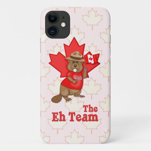Eh Team Beaver Case-Mate iPhone Case (Achterkant)