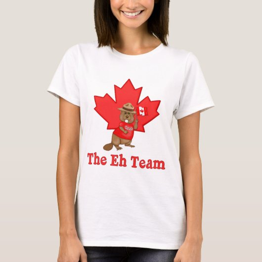Eh Team Beaver T-shirt (Voorkant)