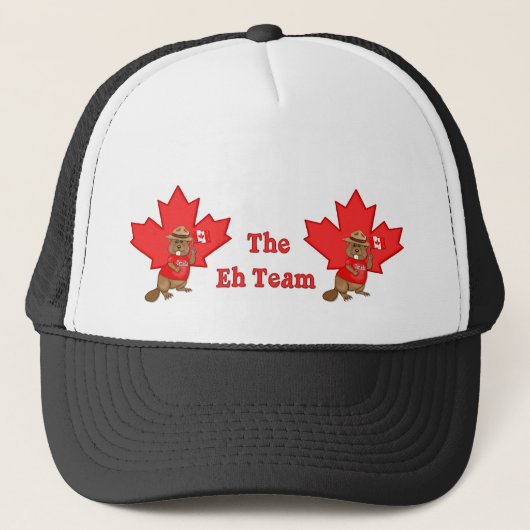 Eh Team Beaver Trucker Pet (Voorkant)