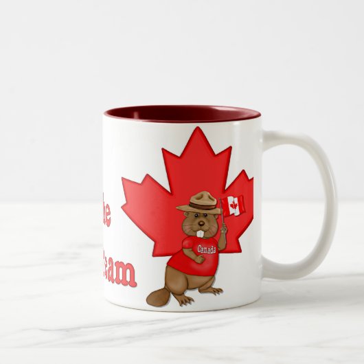 Eh Team Beaver Tweekleurige Koffiemok (Rechts)