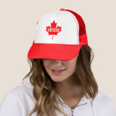 Eh Team Canada Maple Leaf Trucker Pet (In situ)