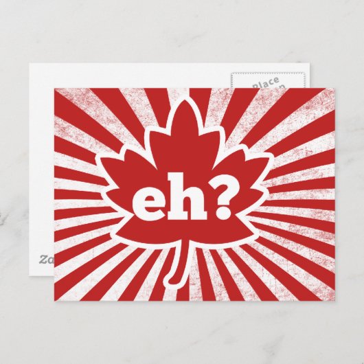 Eh voor Canada Dag Briefkaart (Voorkant / Achterkant)