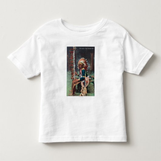 Ehankekle Chief Portrait Kinder Shirts (Voorkant)