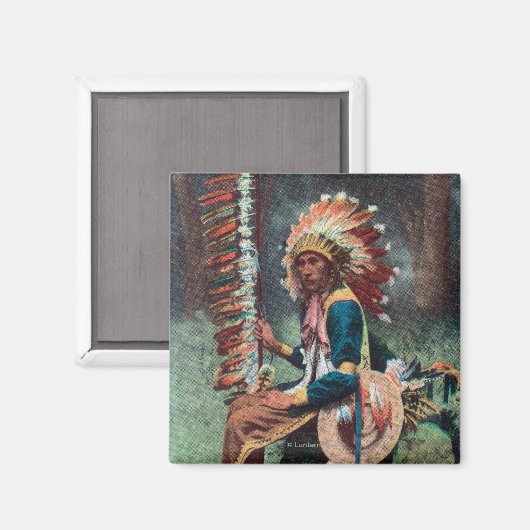 Ehankekle Chief Portrait Magneet (Voorkant / Achterkant)