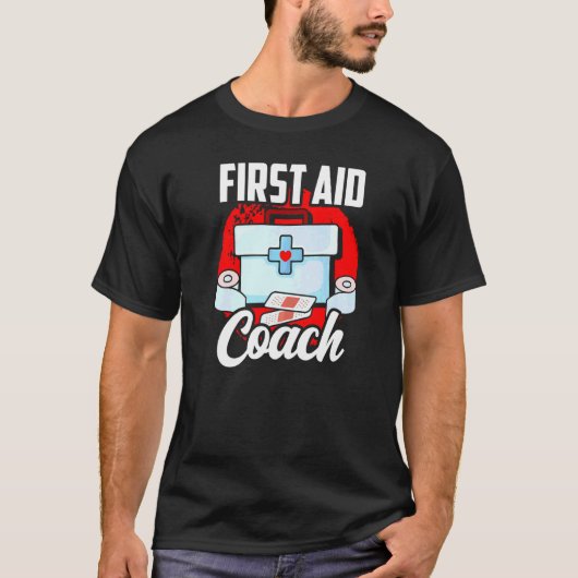 EHBO Coach Care Cursus Noodgeval T-shirt (Voorkant)