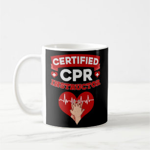 EHBO-gecertificeerde CPR-instructeur Koffiemok
