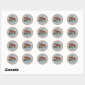 EHBO Horse Journal Classic Ronde sticker (Vel)