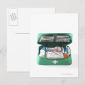 EHBO-kit. Briefkaart (Voorkant / Achterkant)