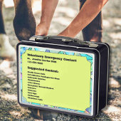  EHBO-Noodcontainer voor paardachtigen