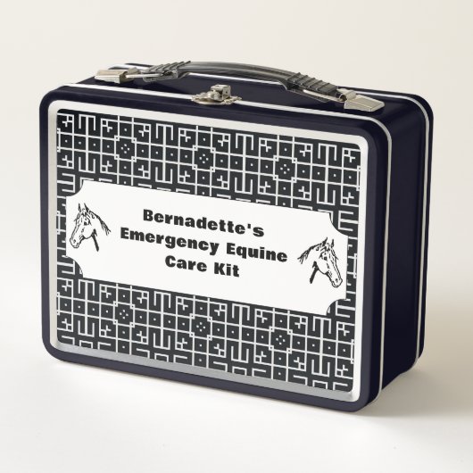  EHBO-Noodcontainer voor paardachtigen (Voorkant)