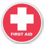 EHBO & Noodhulp Sticker (Voorkant)