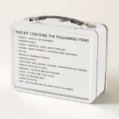 EHBO-pakket voor medische hulp (Achterkant)
