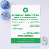 EHBO-symbool, huisarts, verpleegster Flyer (Enkel)