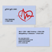 EHBO-trainer Contactkaartje (Voorkant / Achterkant)