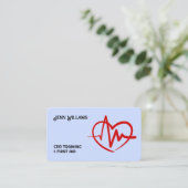 EHBO-trainer Visitekaartje (Staand voorkant)