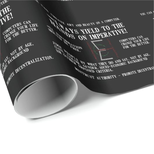 EHC Mariomatt Hacker Ethic Mousepad It Matets Cadeaupapier (Rol Hoek)