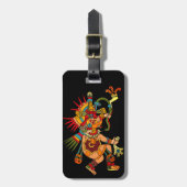 Ehecatl Aztec Art Bagagelabel (Voorkant verticaal)