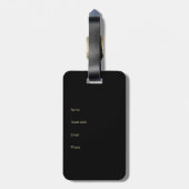 Ehecatl Aztec Art Bagagelabel (Achterkant verticaal)